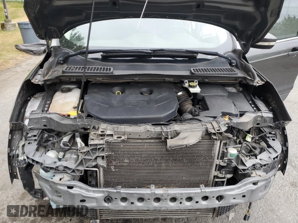 2015 Ford Escape Titanium with VIN 1FMCU9J93FUA67563, listed as a Copart auction lot 61770085 with 134,201 mi miles and Salvage title. Bid and sale history available at DreamBid. Image 12.