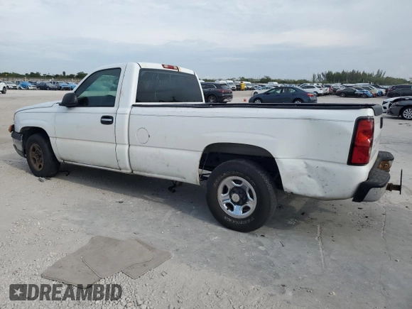2007 Chevrolet Silverado 1500 LS with VIN 1GCEC14V27Z204071, listed as a Copart auction lot 50455645 with 123,355 mi miles and Salvage Title. Bid and sale history available at carsss.com. Image 2.