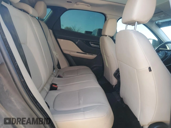 2018 Jaguar F-Pace 25t Premium with VIN SADCJ2FX4JA267748, listed as a Copart auction lot 48262585 with 61,234 mi miles and Clean Title. Bid and sale history available at DreamBid. Image 12.