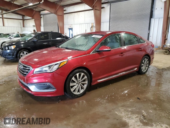 2015 Hyundai Sonata Sport with VIN 5NPE34AF5FH209821, listed as a Copart auction lot 49320145 with Not provided miles and Clean title. Bid and sale history available at DreamBid. Image 1.