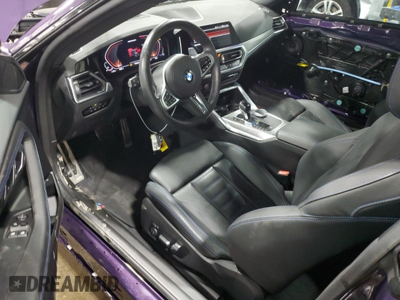 2022 BMW 2 Series M240i xDrive with VIN 3MW53CM0XN8C63731, listed as a Copart auction lot 45995214 with 34,874 mi miles. Bid and sale history available at carsss.com. Image 8.