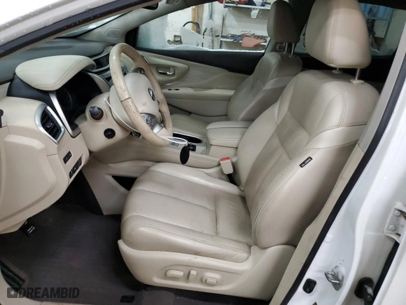 2018 Nissan Murano Platinum with VIN 5N1AZ2MH7JN122425, listed as a Copart auction lot 47676195 with 131,002 mi miles and Salvage Title. Bid and sale history available at carsss.com. Image 7.