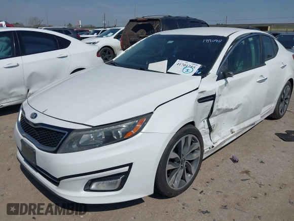 2015 Kia Optima SX with VIN 5XXGR4A73FG487452, listed as a IAAI auction lot 41701755 with 131,922 mi miles and . Bid and sale history available at carsss.com. Image 6.
