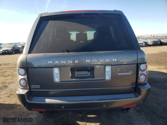 2010 Land Rover Range Rover SC with VIN SALMF1E45AA327760, listed as a Copart auction lot 83253874 with 93,203 mi miles and Salvage Title. Bid and sale history available at carsss.com. Image 6.