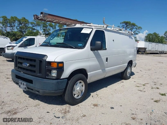 2009 Ford Econoline Cargo Van with VIN 1FTNE24L09DA20522, listed as a IAAI auction lot 41864575 with 131,216 mi miles. Bid and sale history available at carsss.com. Image 2.