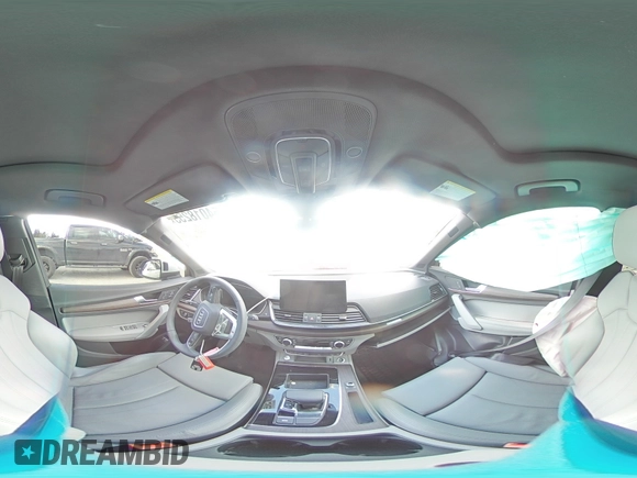 2024 Audi Q5 S line Premium Plus with VIN WA1E2AFY6R2062596, listed as a Copart auction lot 54018255 with Not provided miles and Salvage title. Bid and sale history available at DreamBid. Image 15.