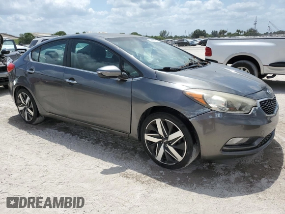 2014 Kia Forte EX with VIN KNAFX4A8XE5076527, listed as a Copart auction lot 54420765 with 162,831 mi miles and Clean Title. Bid and sale history available at carsss.com. Image 4.