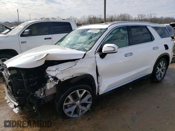2021 Hyundai Palisade SEL z VIN KM8R34HE3MU193504, wystawiony jako Copart lot #44400955 z przebiegiem 90 231 mil mil oraz Nie do naprawy • Non repairable. Historia ofert i sprzedaży dostępna na DreamBid. Obrazek 1.