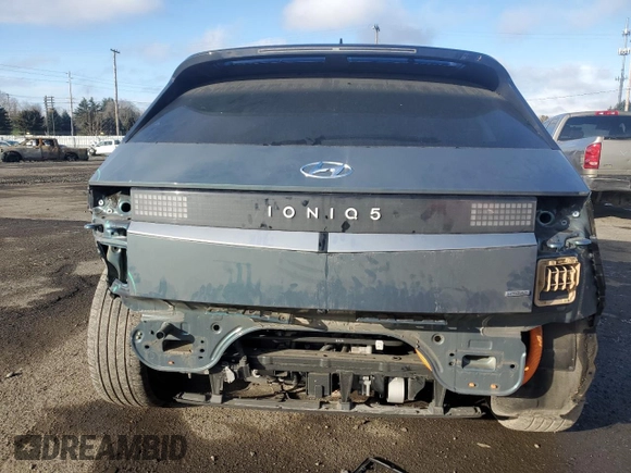 2023 Hyundai Ioniq 5 SE with VIN KM8KMDAF0PU229638, listed as a Copart auction lot 43841145 with 26,474 mi miles and Salvage title. Bid and sale history available at DreamBid. Image 6.
