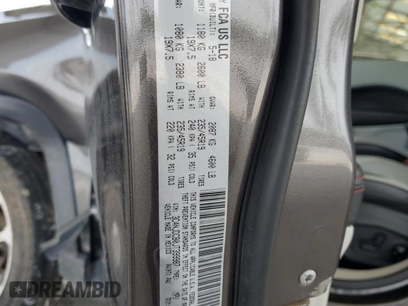2018 Jeep Compass Limited with VIN 3C4NJDCB0JT399987, listed as a Copart auction lot 59104685 with 71,673 mi miles and Salvage title. Bid and sale history available at DreamBid. Image 13.