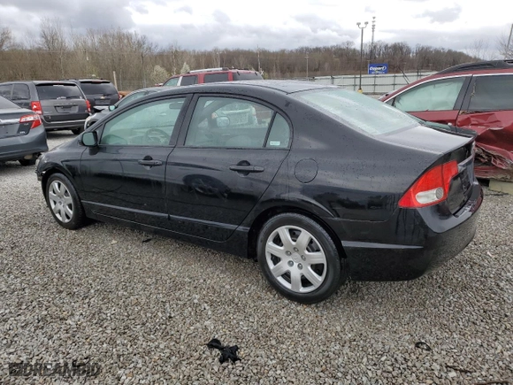 2009 Honda Civic Sdn LX with VIN 2HGFA16539H355061, listed as a Copart auction lot 49546375 with 135,225 mi miles and Salvage Title. Bid and sale history available at carsss.com. Image 2.