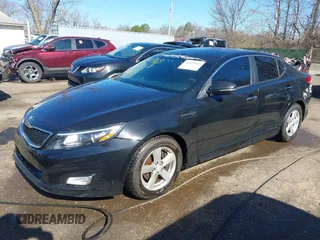 2014 Kia Optima LX with VIN 5XXGM4A71EG270298, listed as a IAAI auction lot 41839869 with 126,209 mi miles. Bid and sale history available at carsss.com. Image 17.