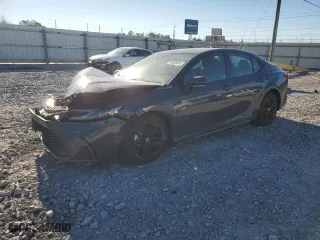 2025 Toyota Camry LE with VIN 4T1DAACK8SU534257, listed as a Copart auction lot 88596005 with 5,966 mi miles and Salvage Title. Bid and sale history available at carsss.com. Image 1.