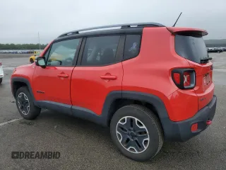 2015 Jeep Renegade Trailhawk with VIN ZACCJBCT0FPB69827, listed as a Copart auction lot 63643985 with 94,841 mi miles and Clean title. Bid and sale history available at DreamBid. Image 2.