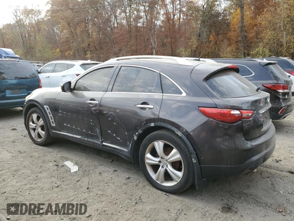 2010 Infiniti FX35 with VIN JN8AS1MU4AM801918, listed as a Copart auction lot 78848484 with 183,846 mi miles and Salvage Title. Bid and sale history available at carsss.com. Image 2.