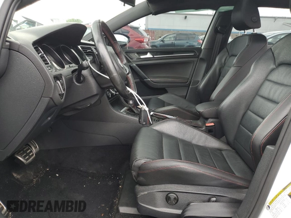 2017 Volkswagen Golf GTI S with VIN 3VW447AU2HM006775, listed as a Copart auction lot 58157214 with 48,713 mi miles and Salvage Title. Bid and sale history available at carsss.com. Image 7.
