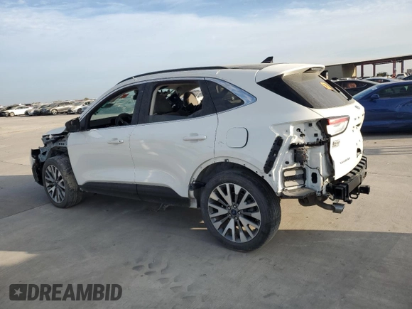 2022 Ford Escape Titanium with VIN 1FMCU9J91NUB93886, listed as a Copart auction lot 82764154 with Not provided miles and Clean title. Bid and sale history available at DreamBid. Image 2.