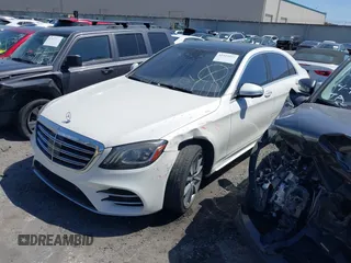 2018 Mercedes-Benz S 560 with VIN WDDUG8DB0JA416705, listed as a IAAI auction lot 41533553 with 30,268 mi miles and . Bid and sale history available at carsss.com. Image 20.