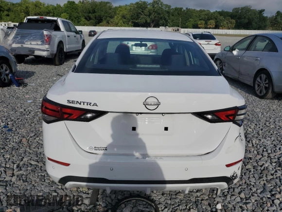 2024 Nissan Sentra S with VIN 3N1AB8BV8RY315267, listed as a Copart auction lot 51389845 with 21,241 mi miles and Non Repairable. Bid and sale history available at carsss.com. Image 6.