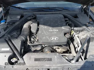2015 Hyundai Genesis 3.8L with VIN KMHGN4JE3FU023383, listed as a IAAI auction lot 41865758 with 159,435 mi miles. Bid and sale history available at carsss.com. Image 10.
