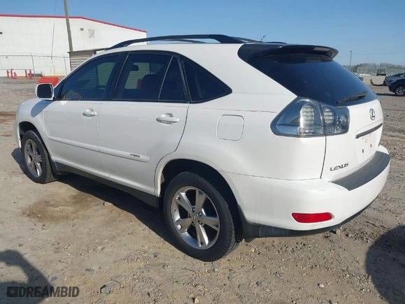 2007 Lexus RX 400h with VIN JTJGW31U472002782, listed as a IAAI auction lot 41763035 with 228,650 mi miles. Bid and sale history available at carsss.com. Image 3.