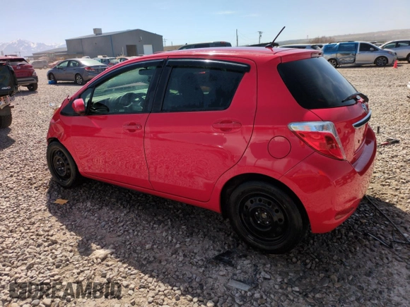 2014 Toyota Yaris L with VIN JTDKTUD36ED577725, listed as a Copart auction lot 52827275 with 161,152 mi miles and Salvage Title. Bid and sale history available at carsss.com. Image 2.