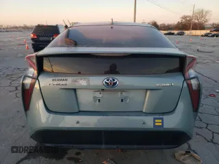 2018 Toyota Prius Two with VIN JTDKBRFU9J3065818, listed as a Copart auction lot 45777955 with 49,595 mi miles and Salvage Title. Bid and sale history available at DreamBid. Image 6.