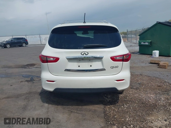 2015 Infiniti QX60 with VIN 5N1AL0MN4FC500411, listed as a IAAI auction lot 41877149 with 118,306 mi miles and . Bid and sale history available at DreamBid. Image 16.