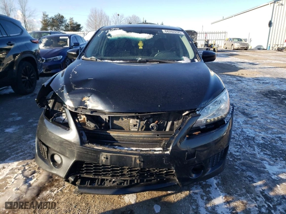 2013 Nissan Sentra SR with VIN 3N1AB7AP9DL646684, listed as a Copart auction lot 88202235 with 216,477 mi miles and Salvage Title. Bid and sale history available at carsss.com. Image 5.
