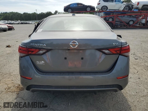 2021 Nissan Sentra SV with VIN 3N1AB8CV2MY288803, listed as a Copart auction lot 53004905 with 30,691 mi miles and Salvage Title. Bid and sale history available at DreamBid. Image 6.