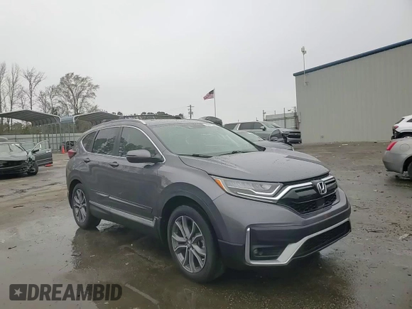 2021 Honda CR-V Touring with VIN 2HKRW1H96MH420465, listed as a Copart auction lot 86885384 with 61,699 mi miles and Salvage Title. Bid and sale history available at carsss.com. Image 15.