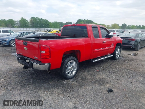 2012 Chevrolet Silverado 1500 LT with VIN 1GCRCSE09CZ131494, listed as a IAAI auction lot 42043422 with 124,162 mi miles. Bid and sale history available at carsss.com. Image 4.