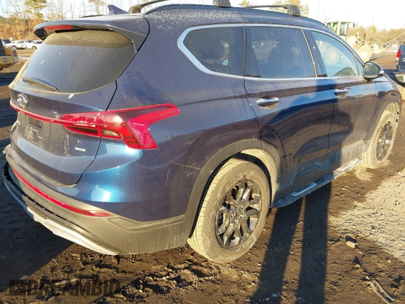 2022 Hyundai Santa Fe XRT with VIN 5NMS6DAJ4NH445547, listed as a IAAI auction lot 41396944 with 14,069 mi miles. Bid and sale history available at carsss.com. Image 4.