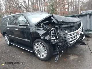 2018 Cadillac Escalade ESV Platinum z VIN 1GYS4KKJ4JR344128, wystawiony jako IAAI lot #41133274 z przebiegiem 159 941 mil mil oraz . Historia ofert i sprzedaży dostępna na DreamBid. Obrazek 1.