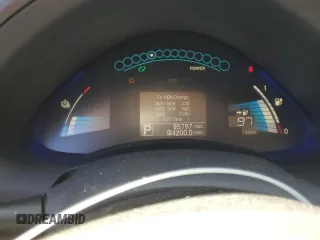 2016 Nissan LEAF SV with VIN 1N4BZ0CP2GC303867, listed as a Copart auction lot 47894815 with 85,797 mi miles and Salvage Title. Bid and sale history available at carsss.com. Image 9.