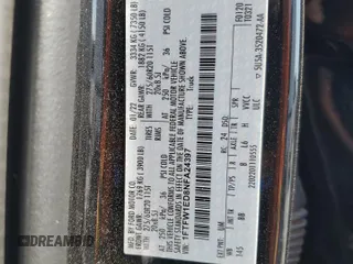 2022 Ford F-150 XL с VIN 1FTFW1ED8NFA24397, выставлен на аукционе Copart как лот 55810515 с пробегом 26 730 миль миль и Списание • Salvage title. История ставок и продаж доступна на DreamBid. Изображение 12.