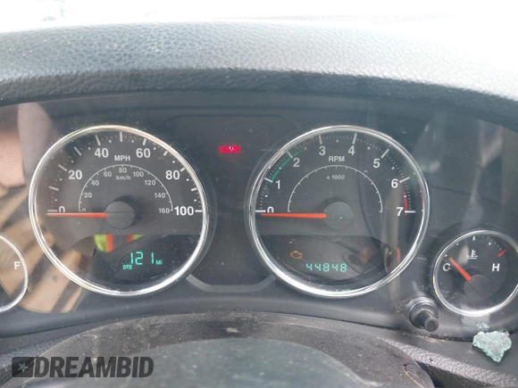 2014 Jeep Wrangler Sport with VIN 1C4AJWAG6EL192448, listed as a IAAI auction lot 42479738 with 44,848 mi miles and . Bid and sale history available at DreamBid. Image 7.