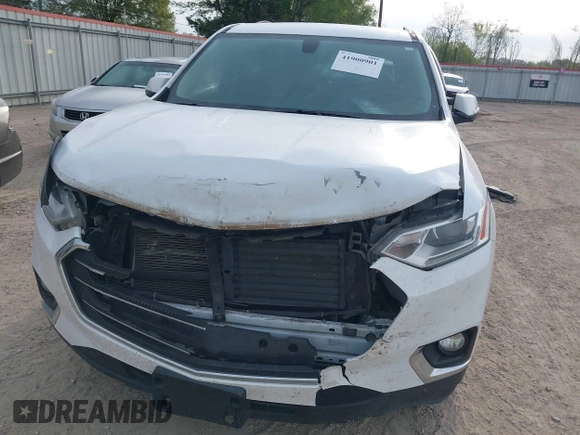 2019 Chevrolet Traverse LT Cloth with VIN 1GNERGKW1KJ193902, listed as a IAAI auction lot 41900901 with 131,672 mi miles and . Bid and sale history available at DreamBid. Image 6.