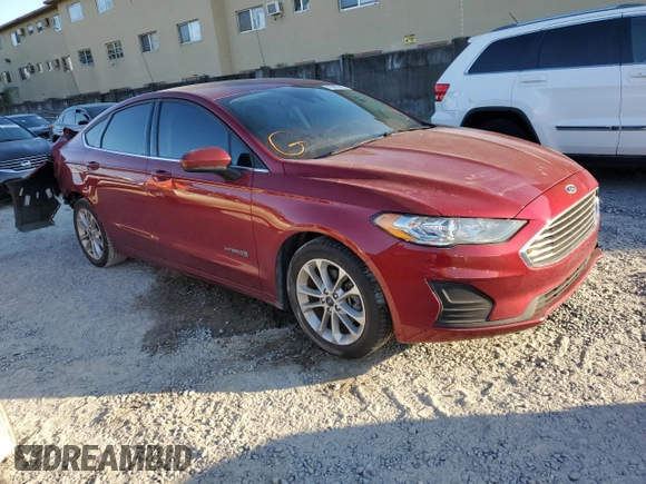 2019 Ford Fusion Hybrid SE with VIN 3FA6P0LU5KR147783, listed as a Copart auction lot 70667962 with 60,034 mi miles. Bid and sale history available at carsss.com. Image 4.