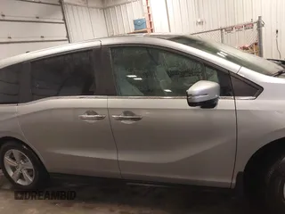 2018 Honda Odyssey EX-L with VIN 5FNRL6H74JB102004, listed as a IAAI auction lot 41724551 with 85,083 mi miles and . Bid and sale history available at DreamBid. Image 14.