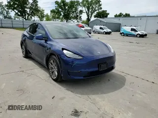 2021 Tesla Model Y Long Range with VIN 5YJYGDEE3MF094165, listed as a Copart auction lot 52907835 with 141,260 mi miles and Salvage Title. Bid and sale history available at DreamBid. Image 11.