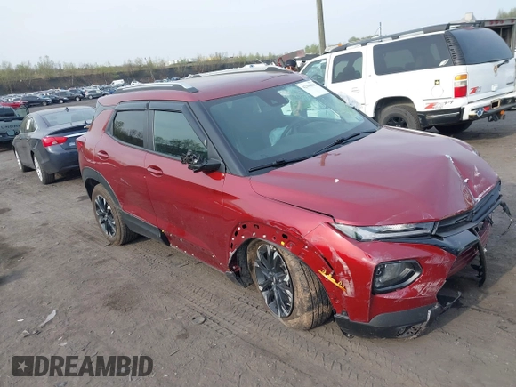 2022 Chevrolet TrailBlazer LT with VIN KL79MRSL8NB096010, listed as a IAAI auction lot 42106834 with 37,697 mi miles and . Bid and sale history available at DreamBid. Image 1.