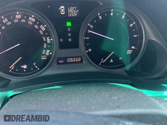 2006 Lexus IS 250 with VIN JTHCK262762007289, listed as a Copart auction lot 45382615 with 106,668 mi miles and Clean Title. Bid and sale history available at DreamBid. Image 8.