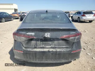 2025 Honda Civic Sport with VIN 2HGFE2F52SH509601, listed as a Copart auction lot 51988145 with 3,577 mi miles and Salvage title. Bid and sale history available at DreamBid. Image 6.