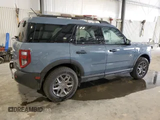 2025 Ford Bronco Sport Big Bend with VIN 3FMCR9BNXSRE15003, listed as a Copart auction lot 57883405 with 4,174 mi miles and Salvage title. Bid and sale history available at DreamBid. Image 3.