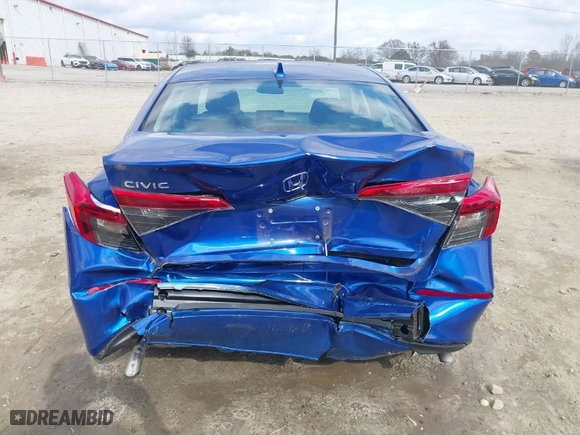 2022 Honda Civic Sedan EX with VIN 2HGFE1F70NH323524, listed as a IAAI auction lot 41541013 with 9,305 mi miles. Bid and sale history available at carsss.com. Image 6.