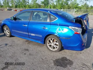 2015 Nissan Sentra S with VIN 3N1AB7AP9FY266606, listed as a IAAI auction lot 41983060 with 105,317 mi miles. Bid and sale history available at carsss.com. Image 3.