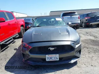 2020 Ford Mustang EcoBoost with VIN 1FATP8UH4L5130500, listed as a IAAI auction lot 41841789 with 1 mi miles. Bid and sale history available at carsss.com. Image 12.