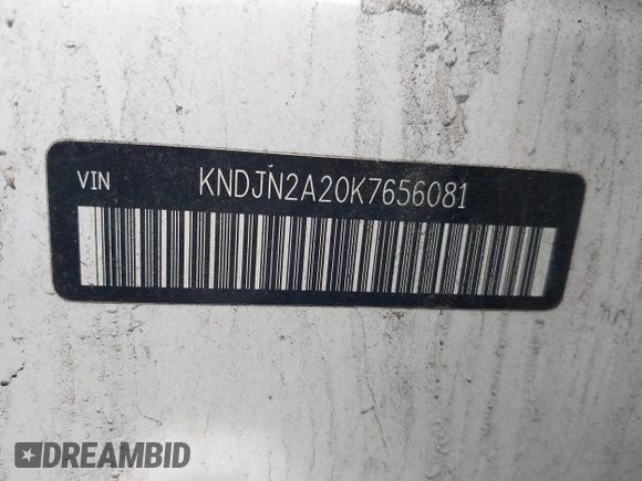 2019 Kia Soul z VIN KNDJN2A20K7656081, wystawiony jako IAAI lot #42272939 z przebiegiem 140 223 mil mil oraz . Historia ofert i sprzedaży dostępna na DreamBid. Obrazek 9.