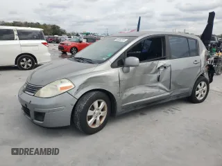 2007 Nissan Versa 1.8 S with VIN 3N1BC13E97L417470, listed as a Copart auction lot 45952315 with 0 mi miles and Salvage Title. Bid and sale history available at carsss.com. Image 1.